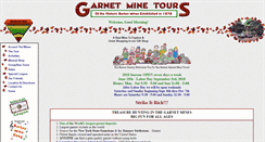 Desktop Screenshot of garnetminetours.com